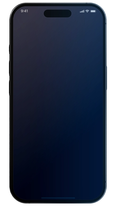 Interfaccia di trading mobile di Ritmo Fintex