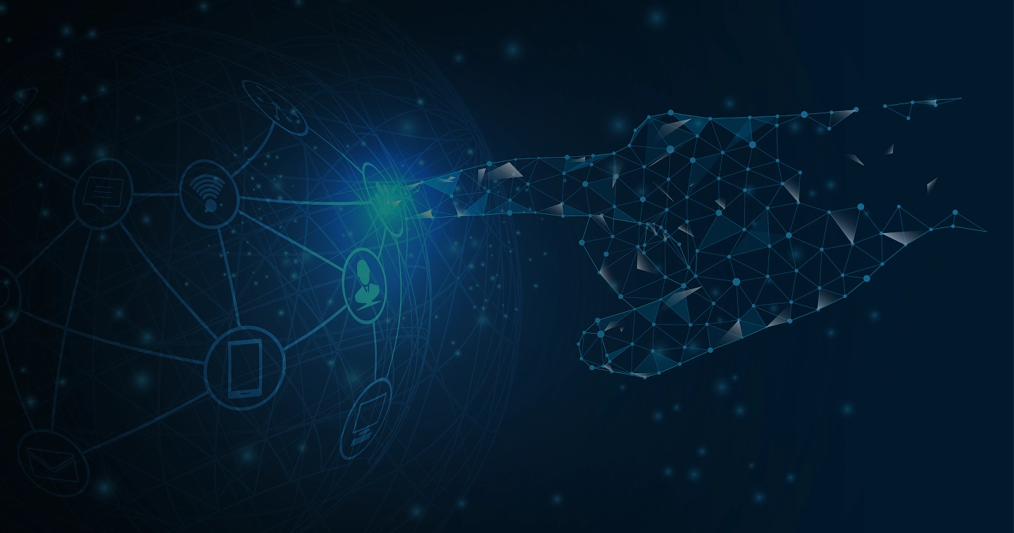 Grafica di sfondo della pagina contatti di Ritmo Fintex