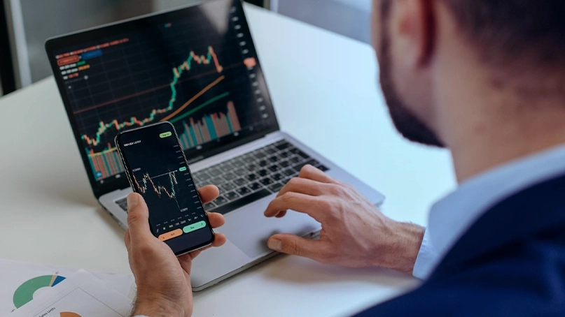 Dashboard di trading IA di Ritmo Fintex